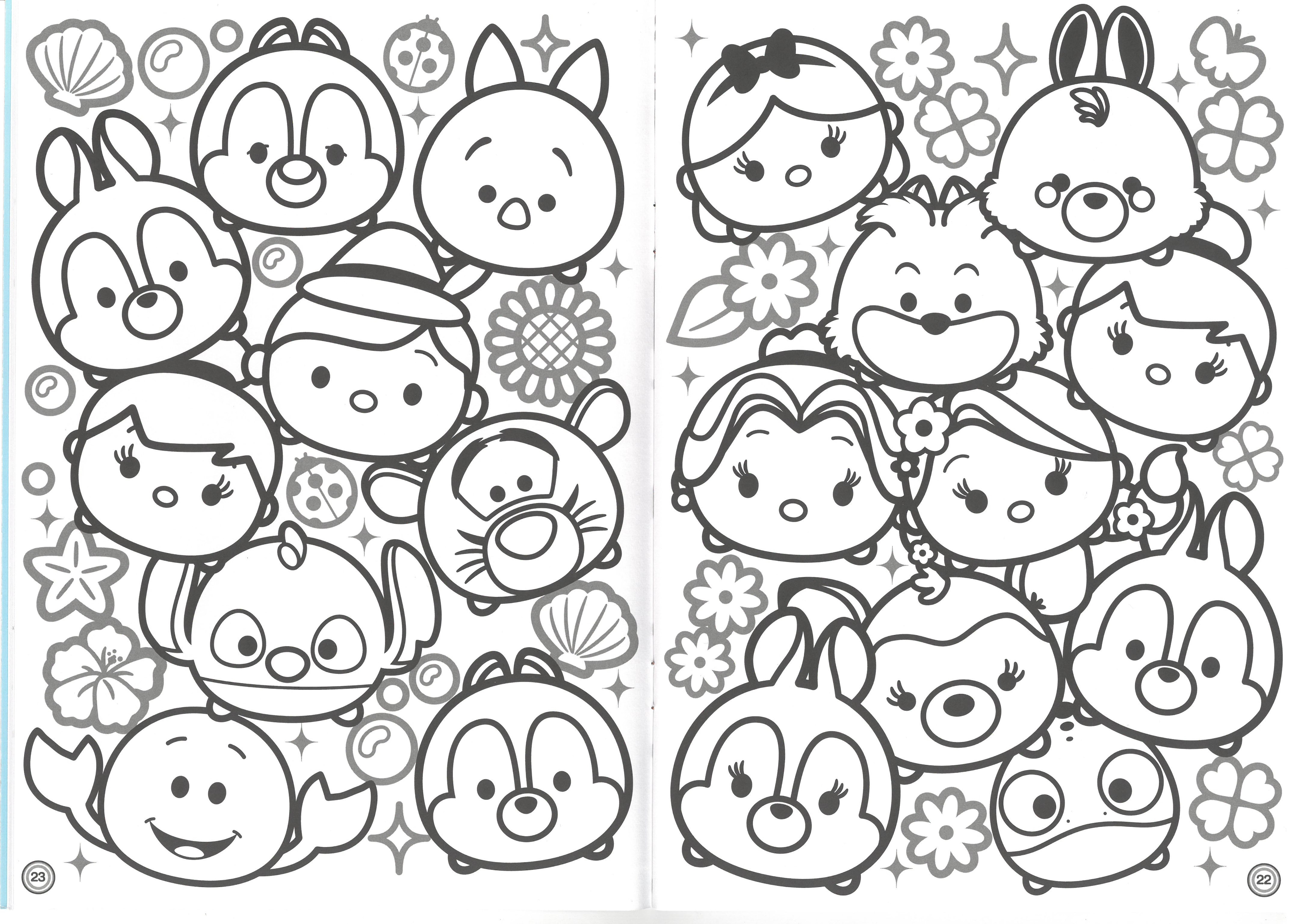 B5 填色簿 TSUMTSUM  (4621746A)