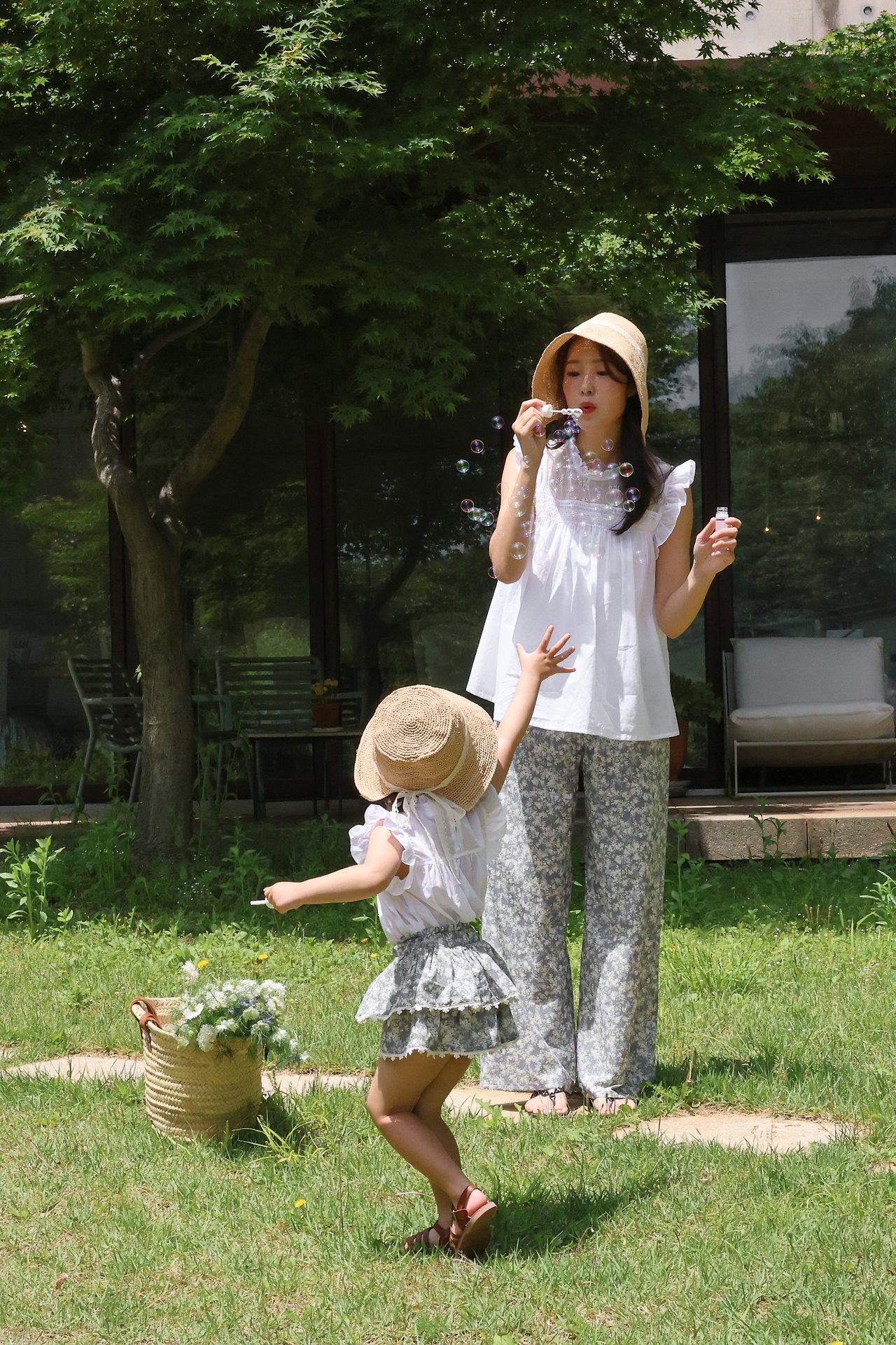 Flo | 親子裝 (Adult Pants/ Kids shirt pants)