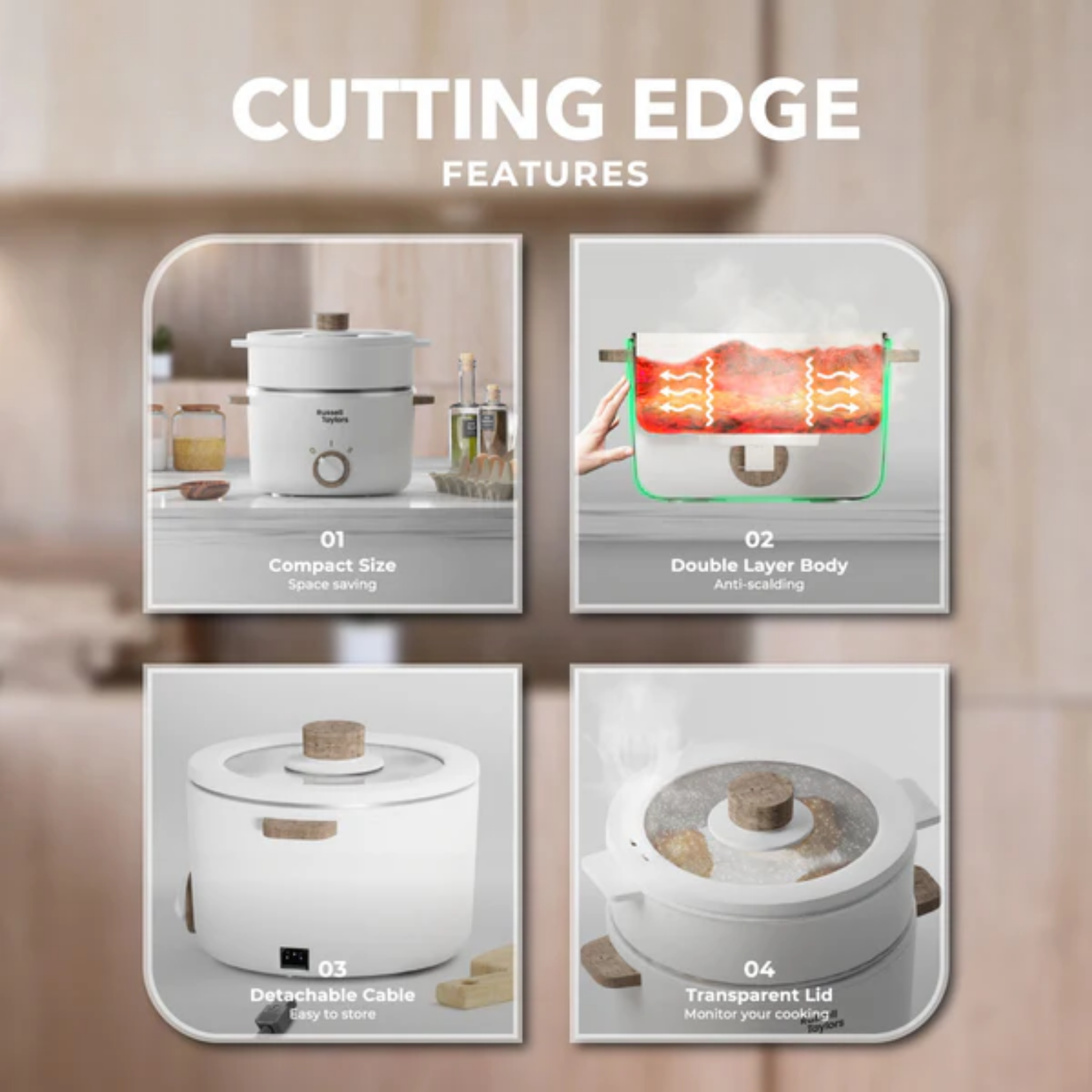 Russell Taylors 2.5L Multi Cooker (MC25)