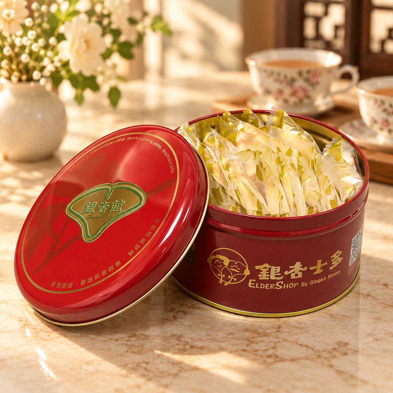 CWA051 手工蝴蝶酥 (15片)(圓罐裝)