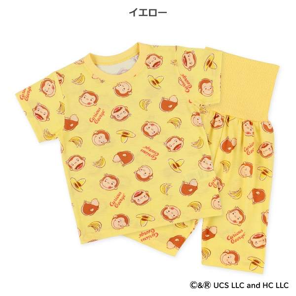 🇯🇵預訂 日本直送🇯🇵好奇的喬治滿印包腹短袖家居服上下套裝