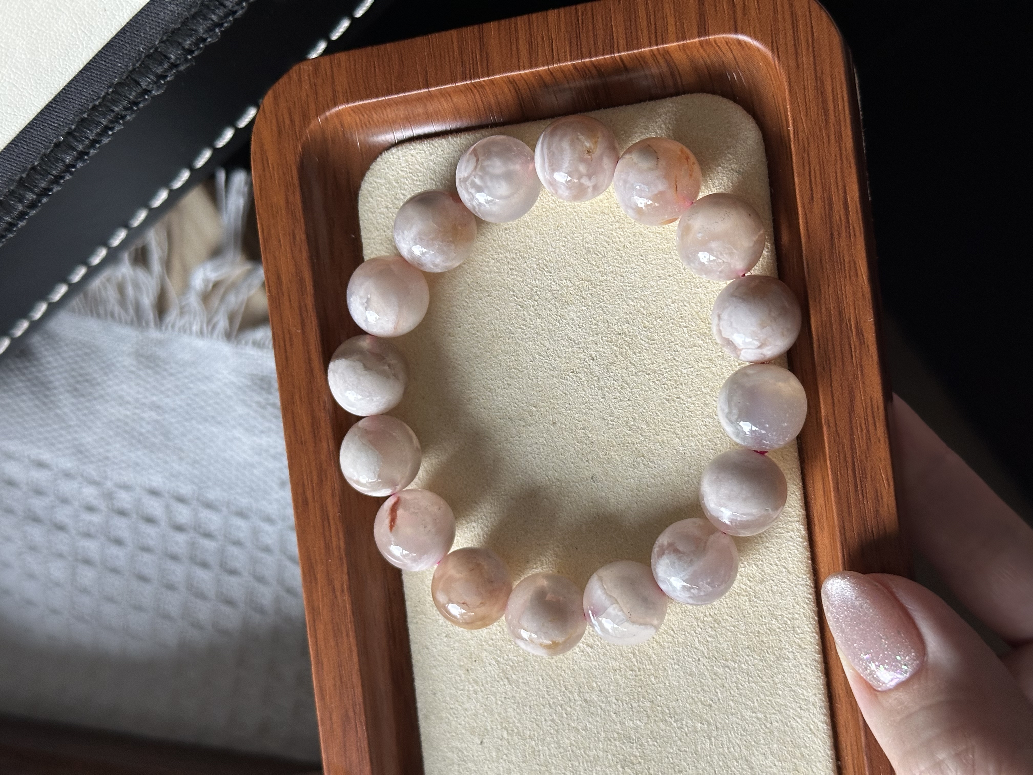 樱花玛瑙 ｜ Sakura Agate 13.7mm 