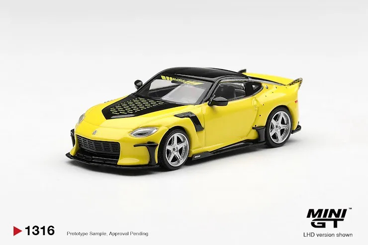 （預訂 Pre Order) MINI GT ( MGT01316-R ) Nissan Fairlady Z VeilSide FFZ400 Ikazuchi Yellow