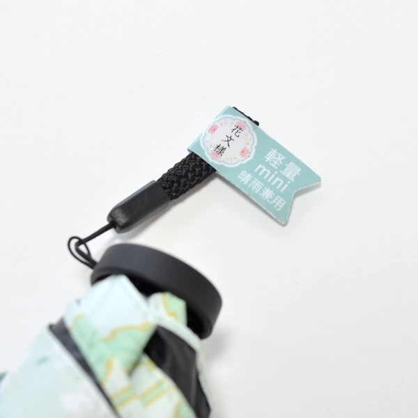 日本花文樣50cm熊貓輕量迷你傘