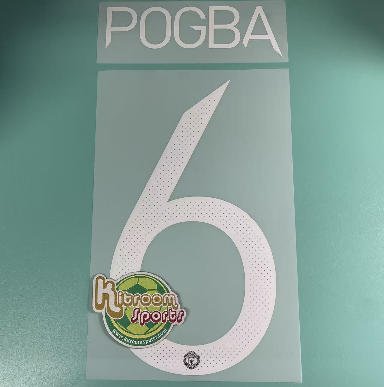 2021-22 Manchester United Home UCL Nameset #6 POGBA