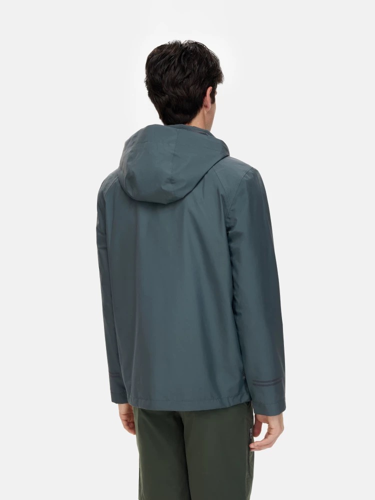 法國 AIGLE 防風防雨連帽拉鍊外套