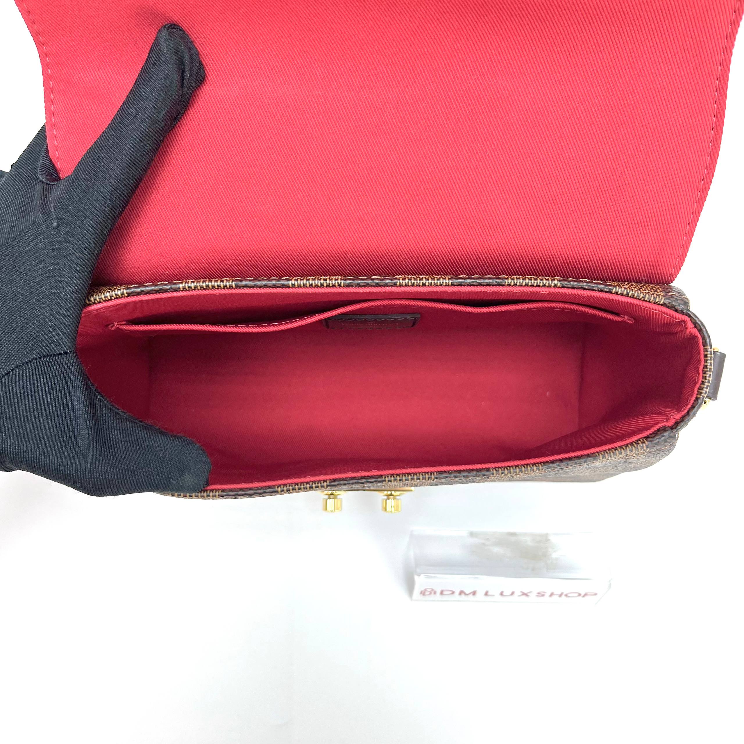 LV Damier Ebene Croisette GHW