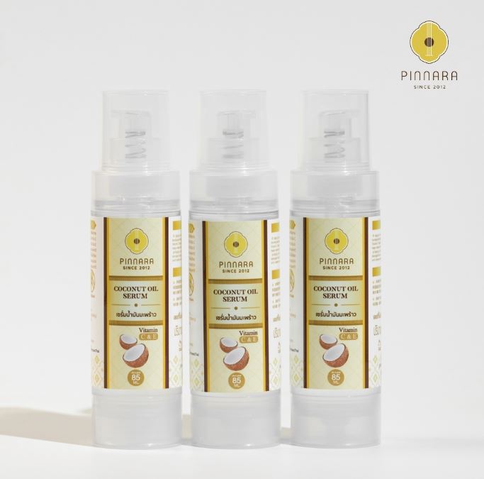 PINNARA  泰國 椰子精華液 15ml (適用於臉部 手部 身體和頭髮)此日期或之前使用：2027.6.12