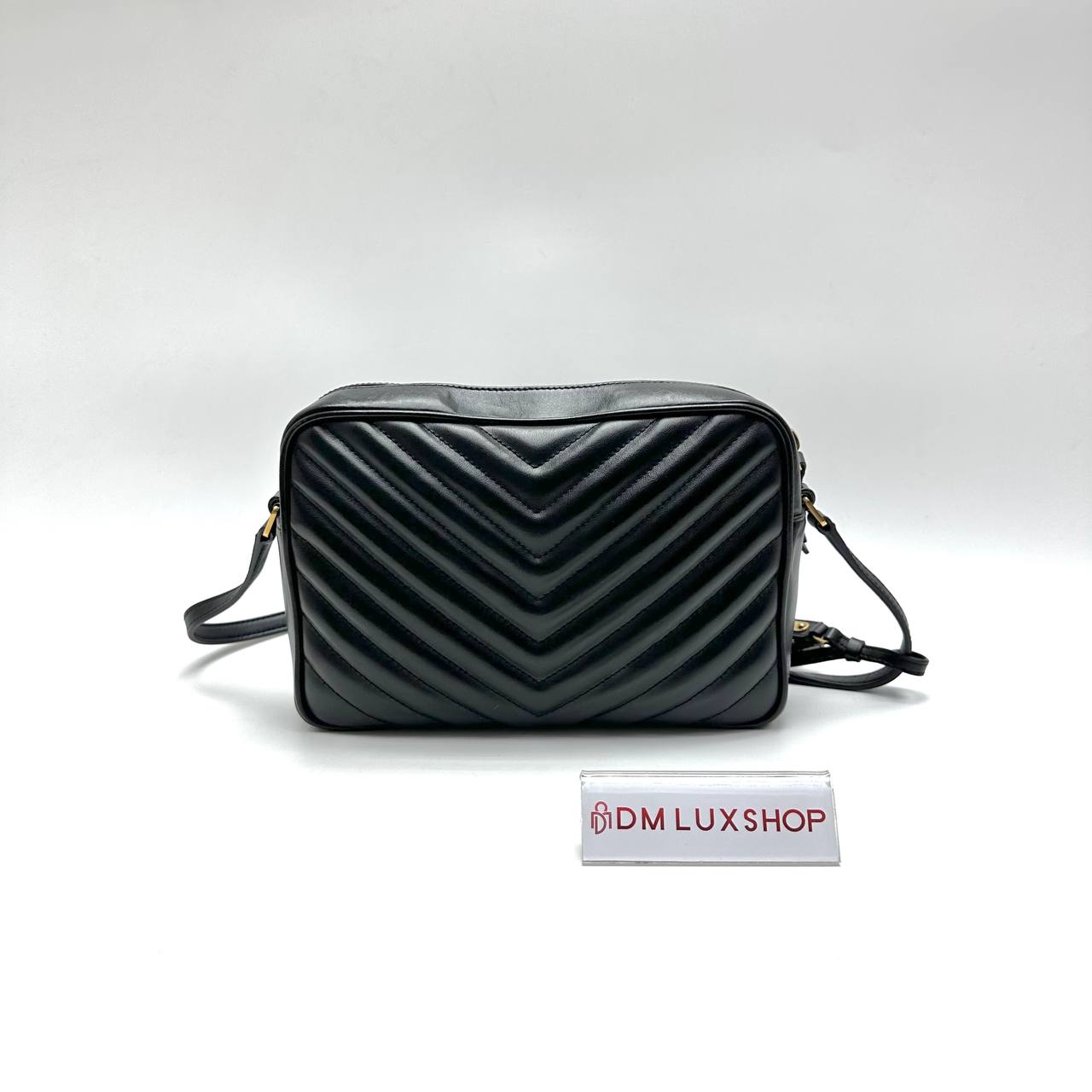 YSL Black Camera Bag GHW