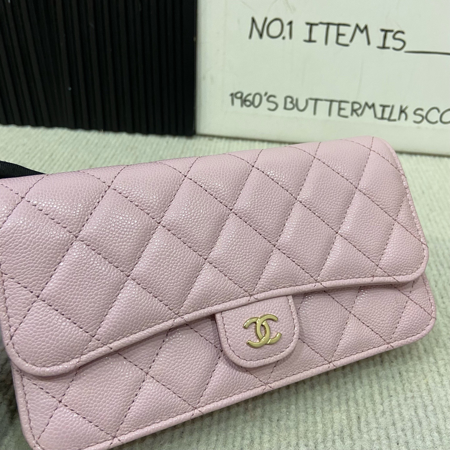 【預訂貨品】CHANEL菱格紋粉色woc  