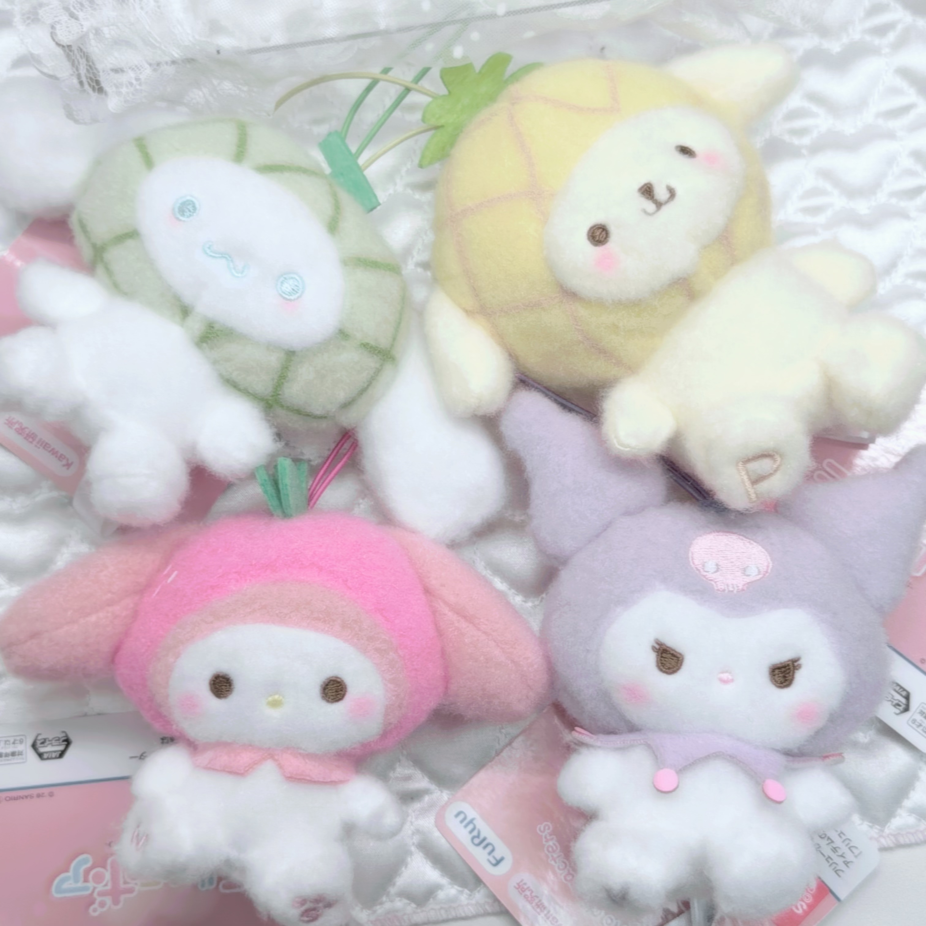Sanrio 生果仿羊毛質景品吊飾