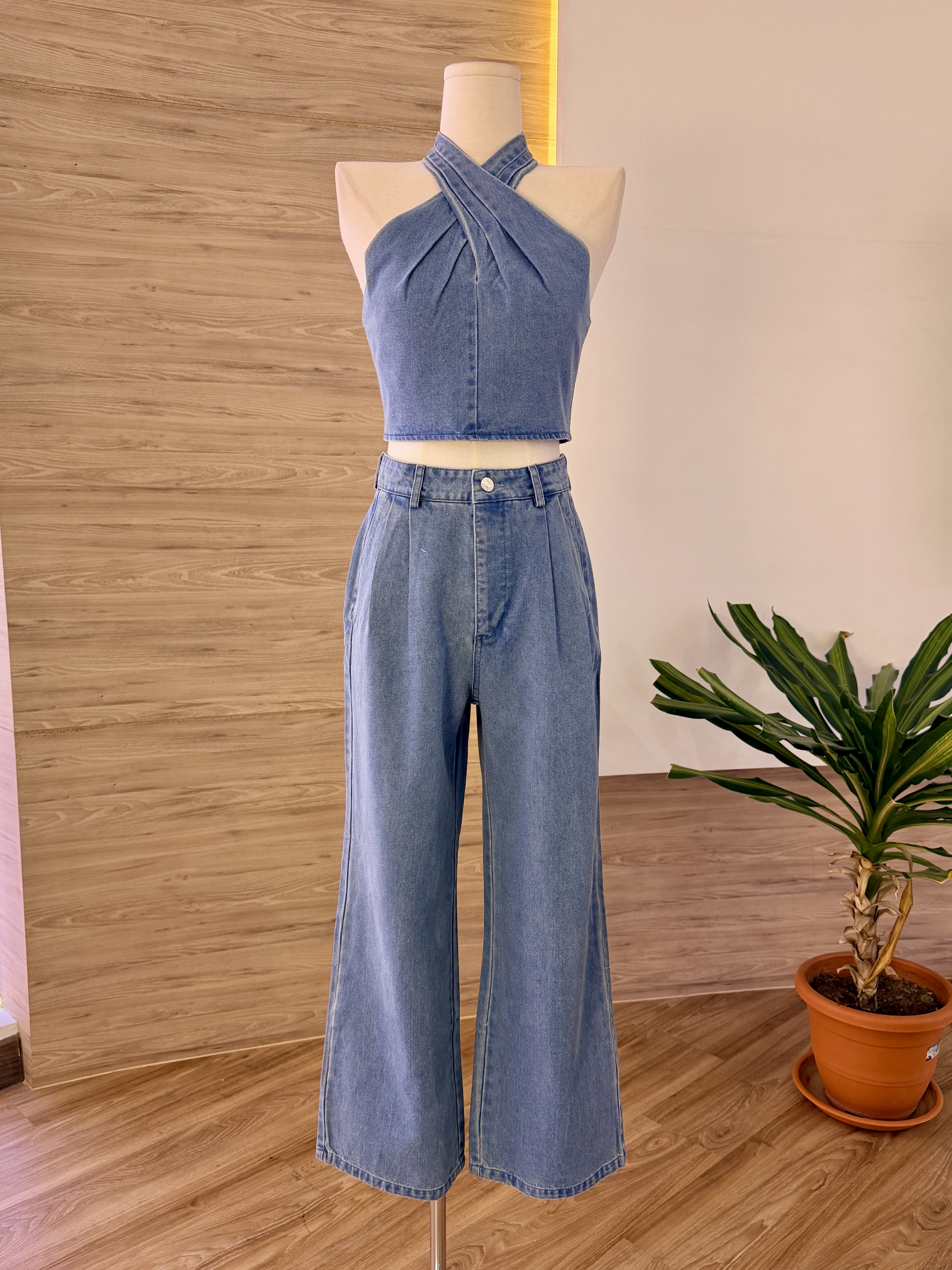 Azure Denim Set Wear