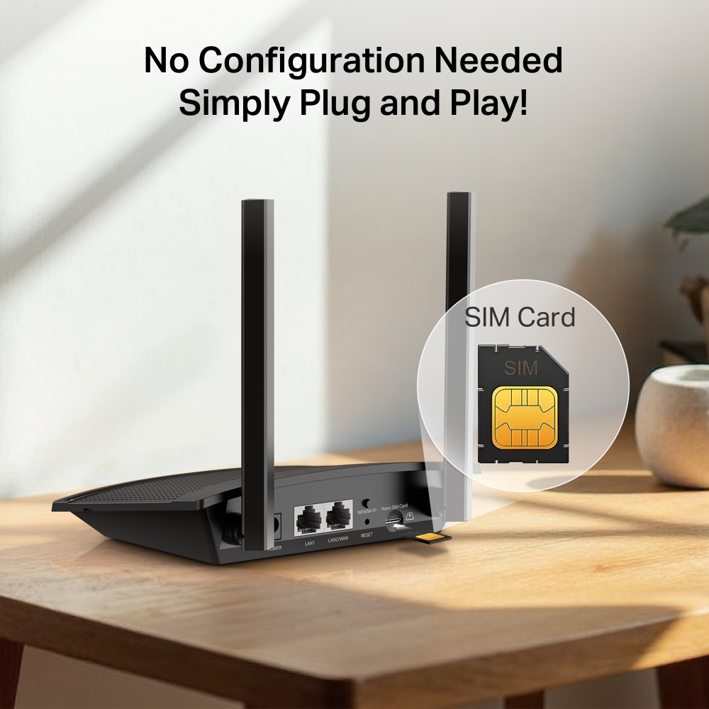 Tp-Link TL-MR101 N300 Sim Card 4G Router Modem Voice Call VoLTE similar B310 TL-MR100 TL-MR6400