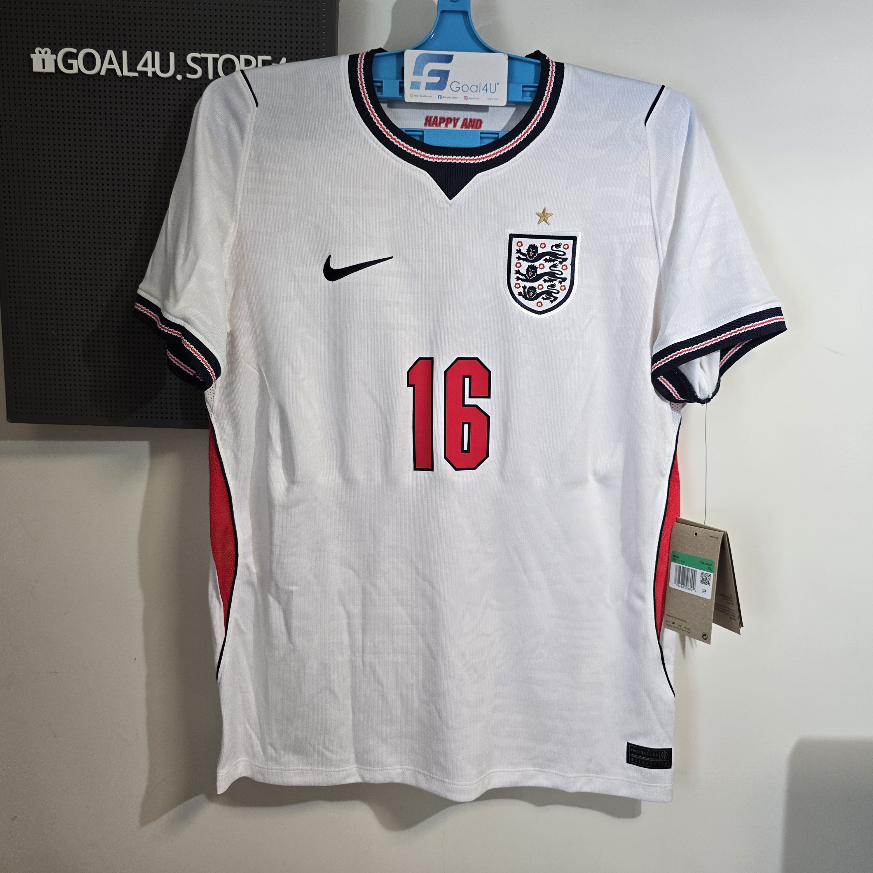 三獅軍團新章 Nike England 英格蘭 2026-27 童裝主場球迷版球衣 (可加印字章) IB5111