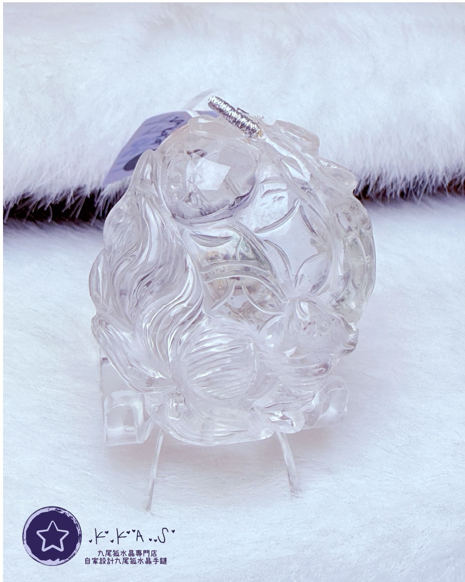 K00135 水膽 錢幣狐 - 吊墜/手牌兩用款