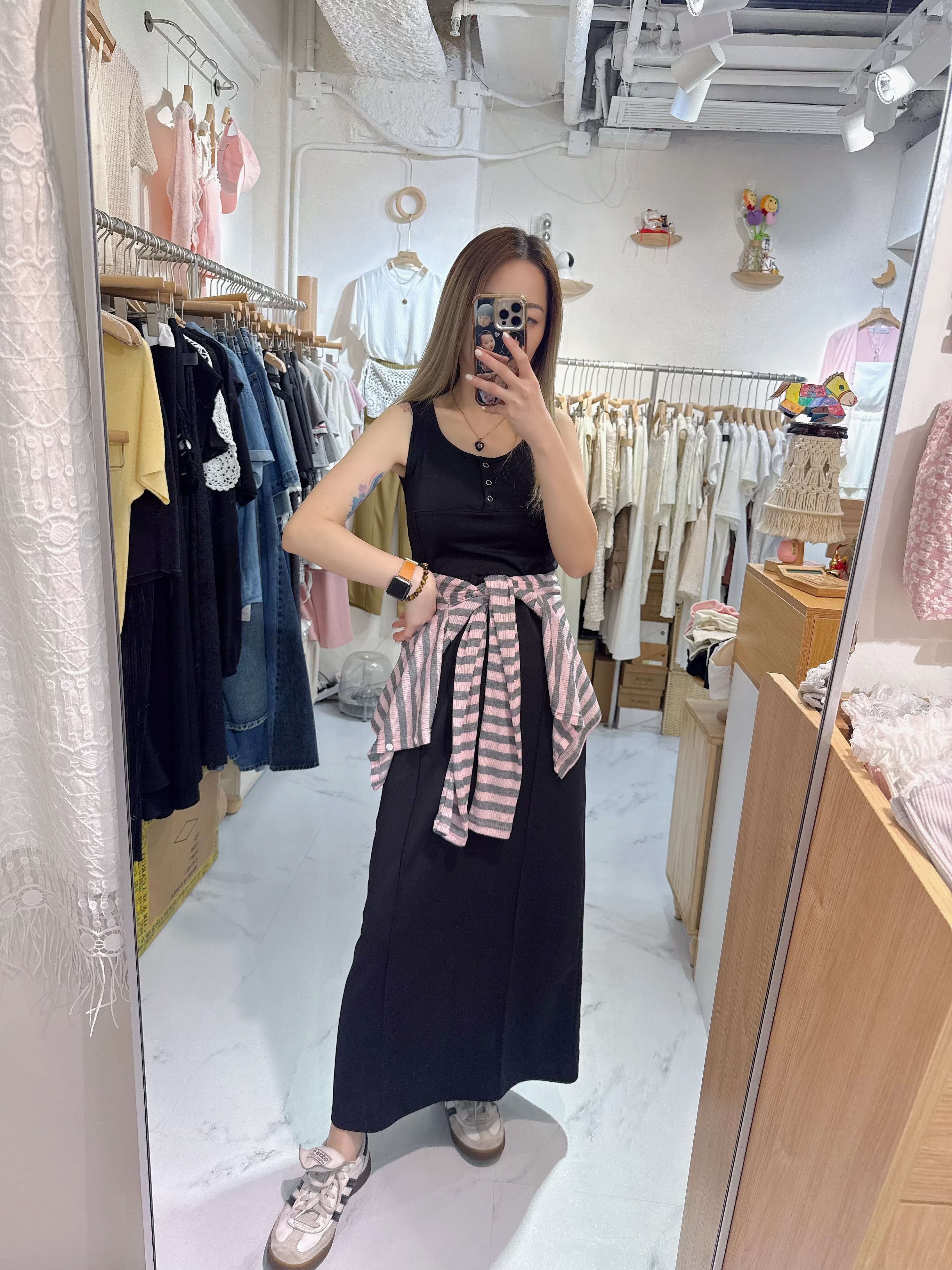 vest + skirt set