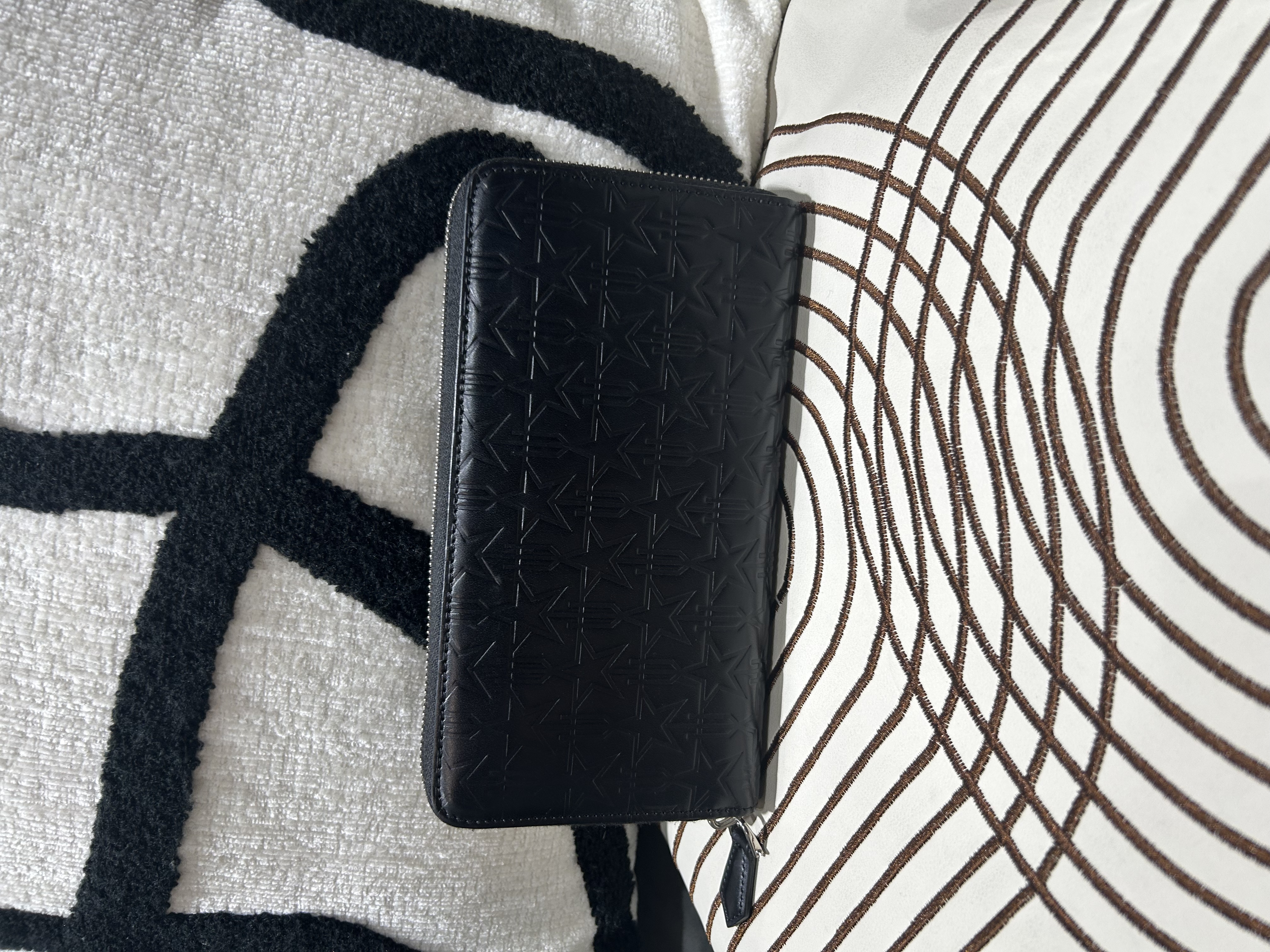Givenchy Long Zip Wallet Black Calfskin 100%Authentic, 99%New ✅Box