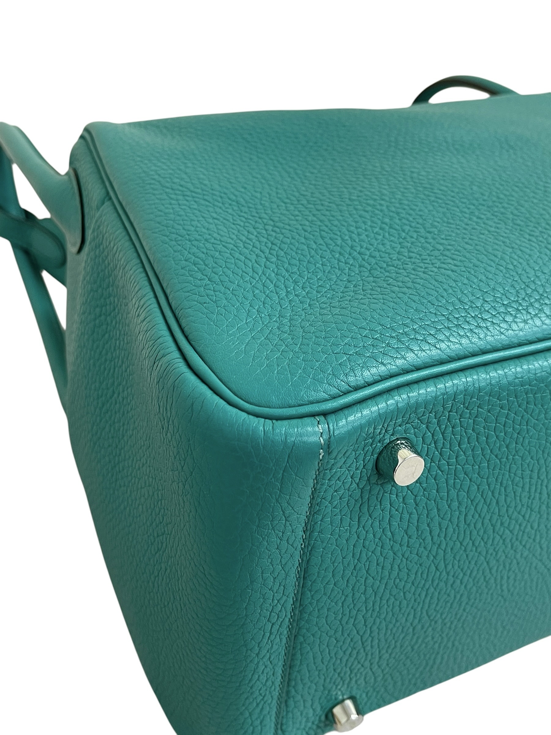 Pre-owned Hermes Lindy 30/ Stamp X / Color : 7F/ Product Code: 062606