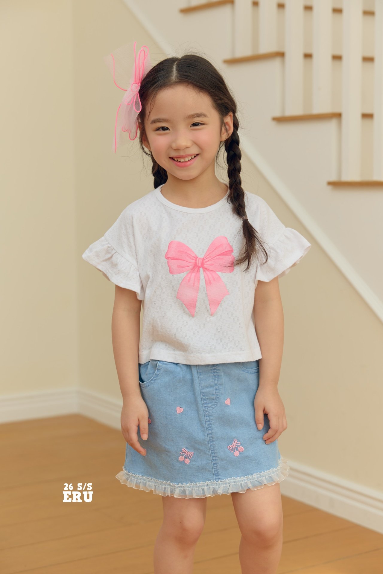 蝴蝶結🎀 Top / 刺繡蝴蝶結🎀 牛仔裙
