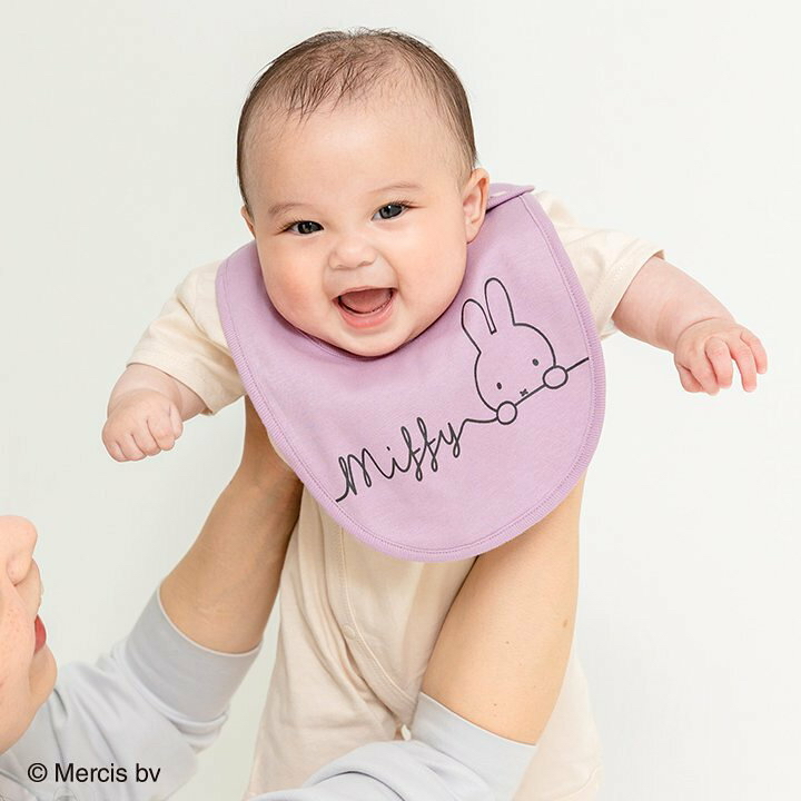 🇯🇵預訂 日本直送🇯🇵Miffy印花純棉口水巾圍兜兩件套