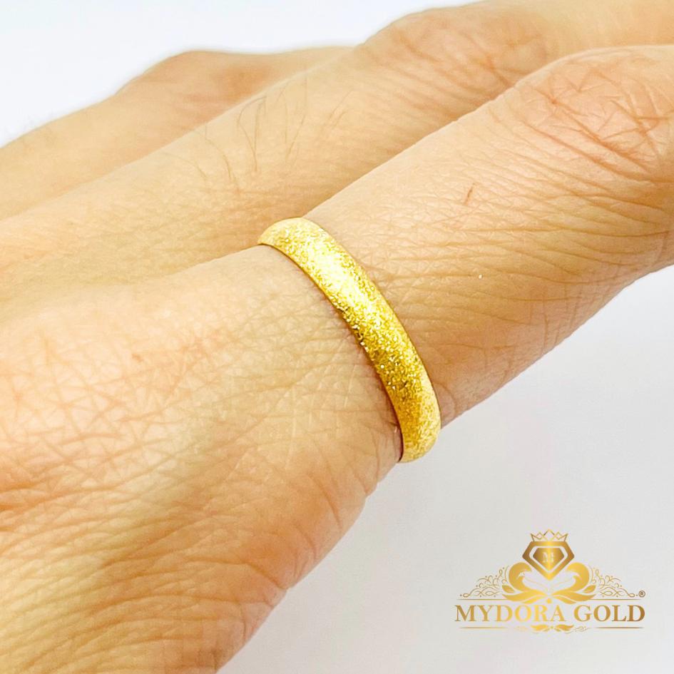MYDORA Cincin Belah Rotan Full Pasir l EMAS 916/22K