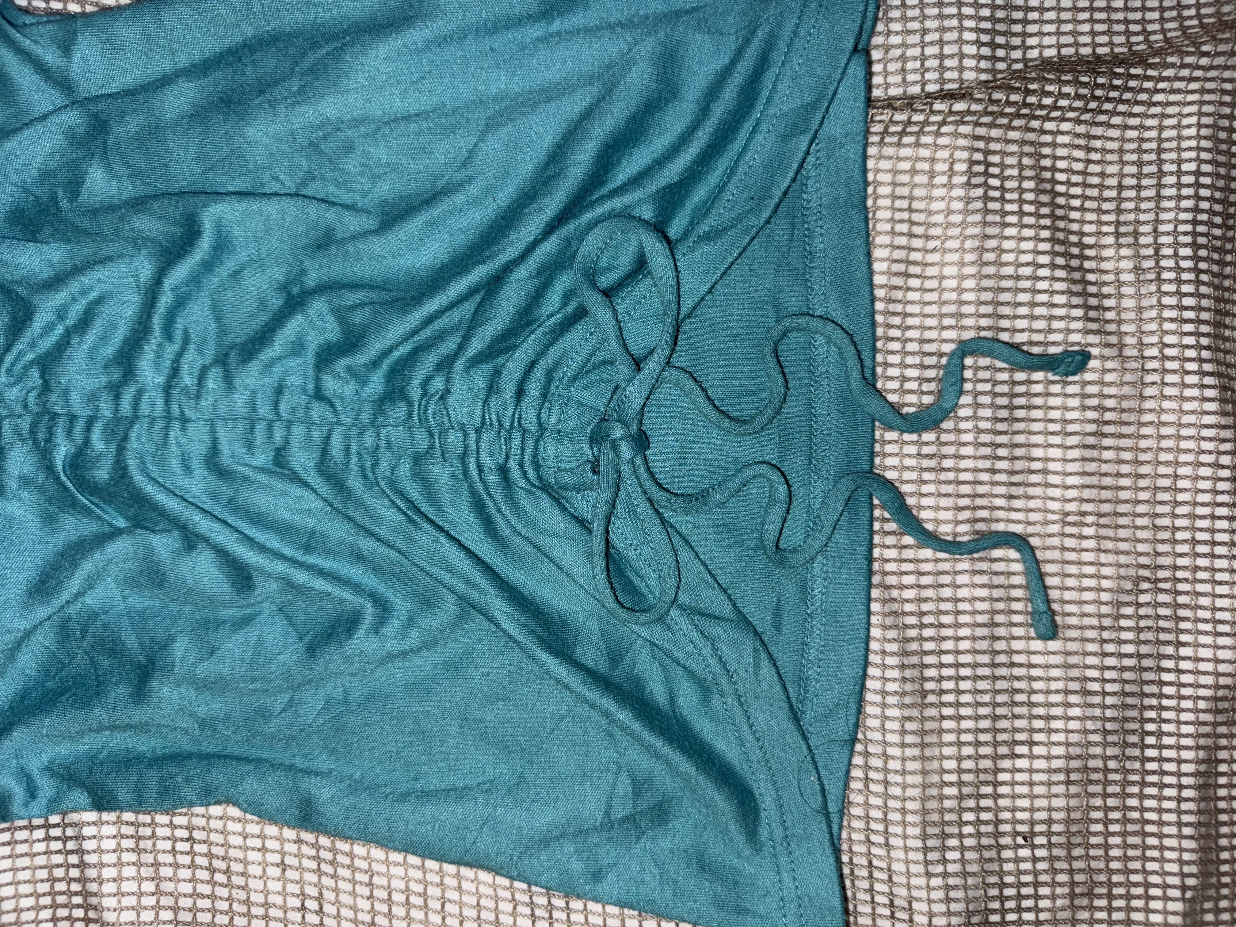 Glitter Lace Detail Ruched Cami