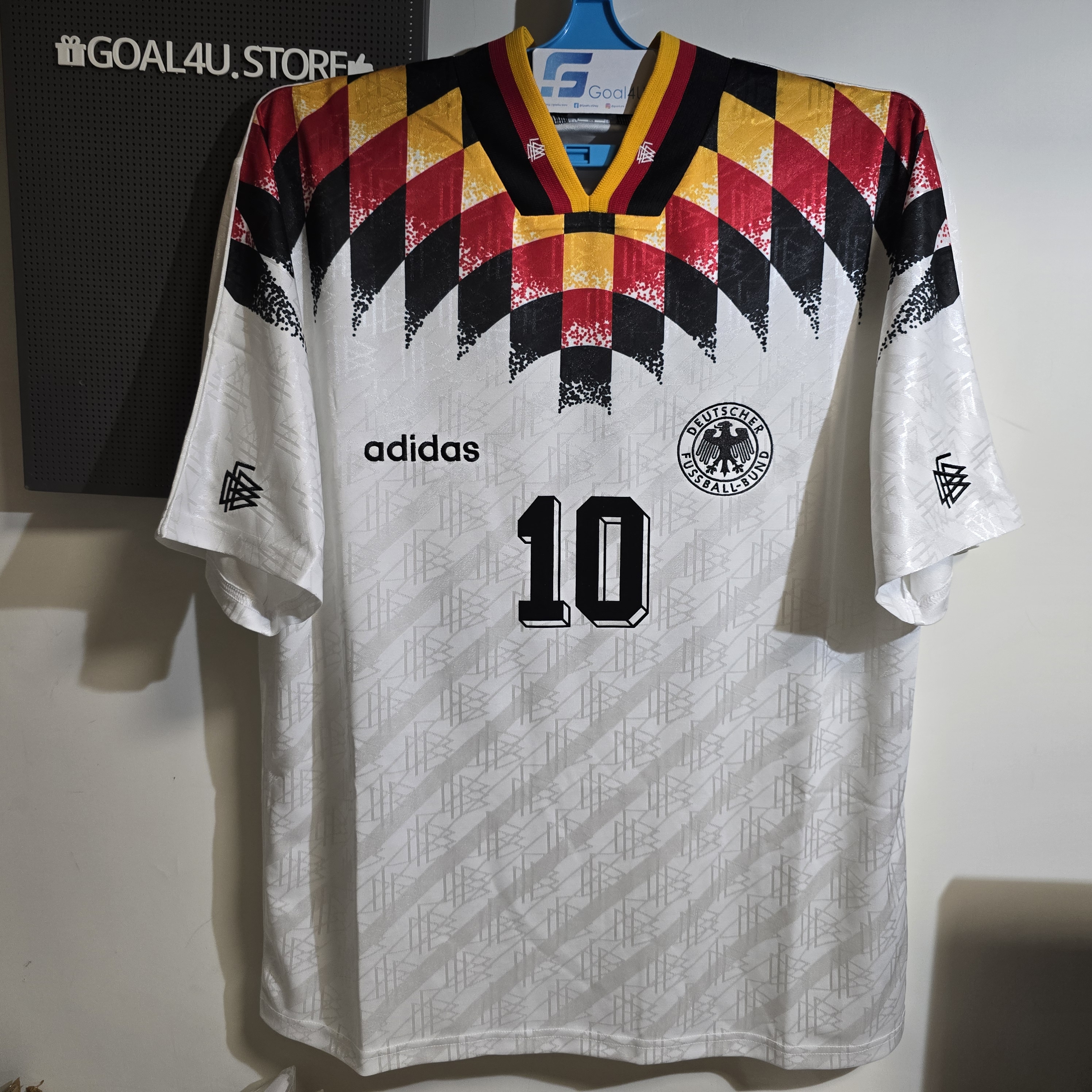 #部分碼現貨 ⚫🟥🟨Adidas Germany 德國 1994 主場球衣 Reissue (可加印字) JN3705