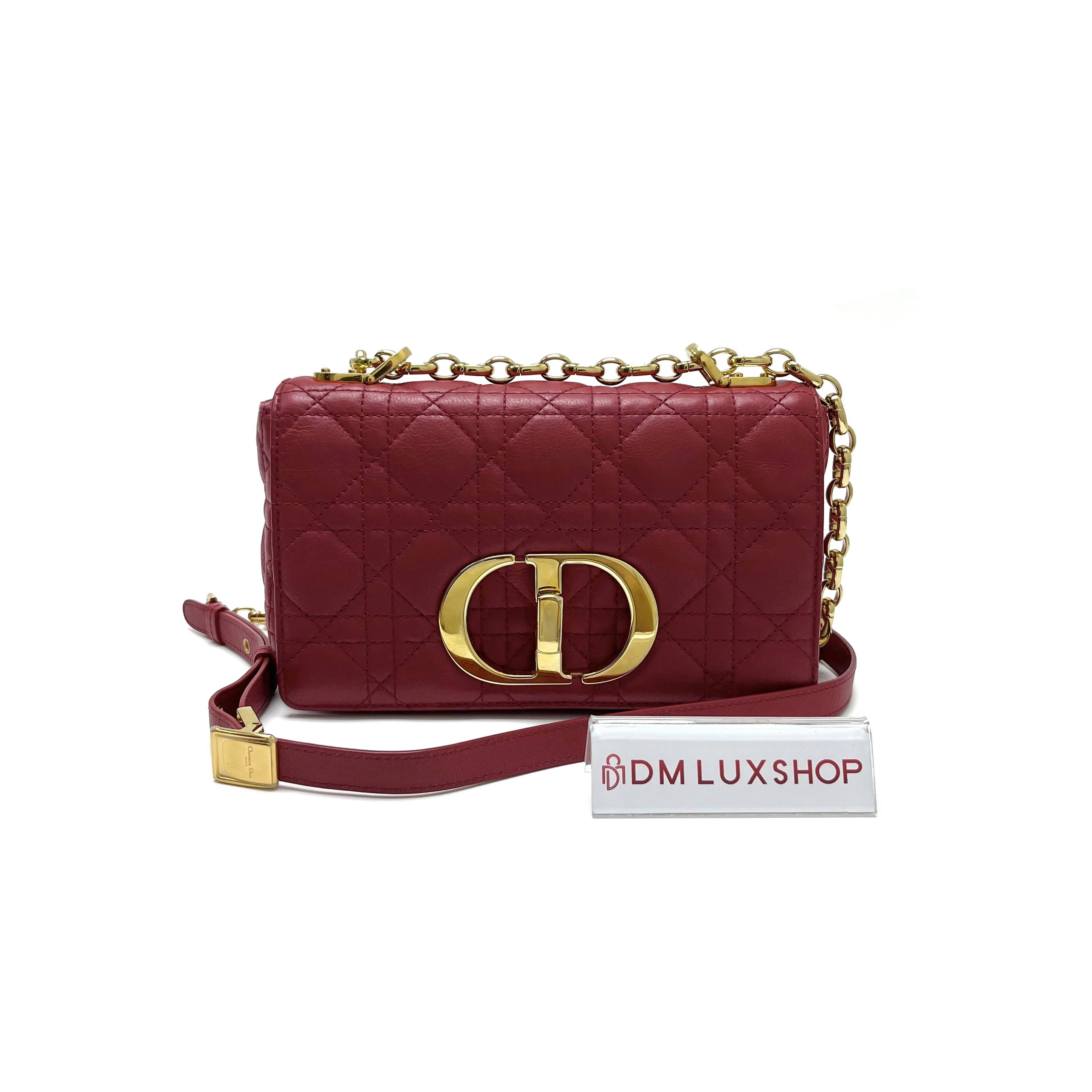 Dior Small Caro Bag Red GHW
