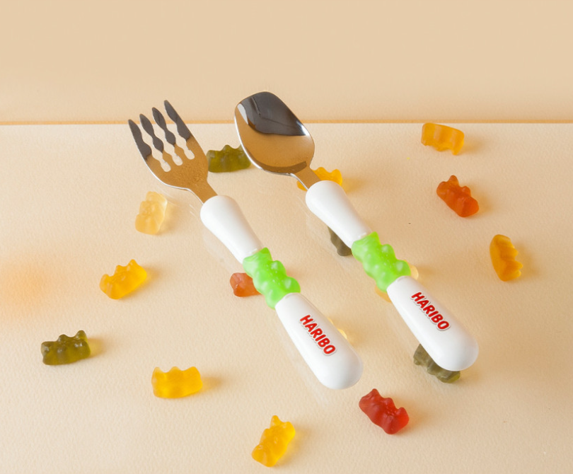 【預訂】韓國直送 Haribo 小熊軟糖 餐具3件套