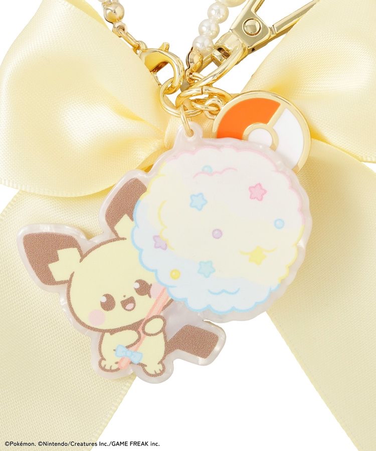 🎀【預訂】 PokePeace x Maison de FLEUR 絲帶掛飾 - Pichu