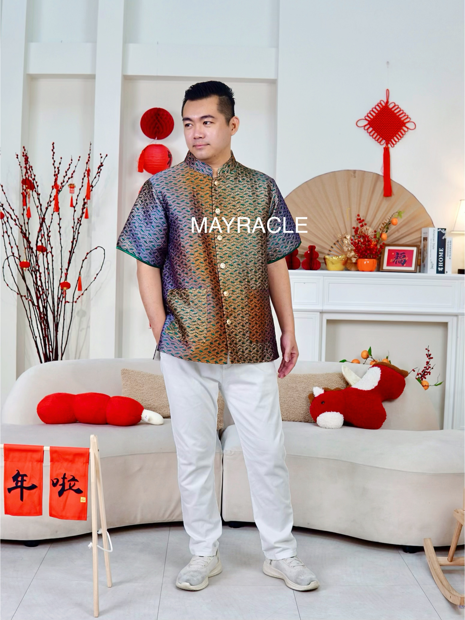 CNY 2027 Oversized Radiance Men Shirt (Pre-order)