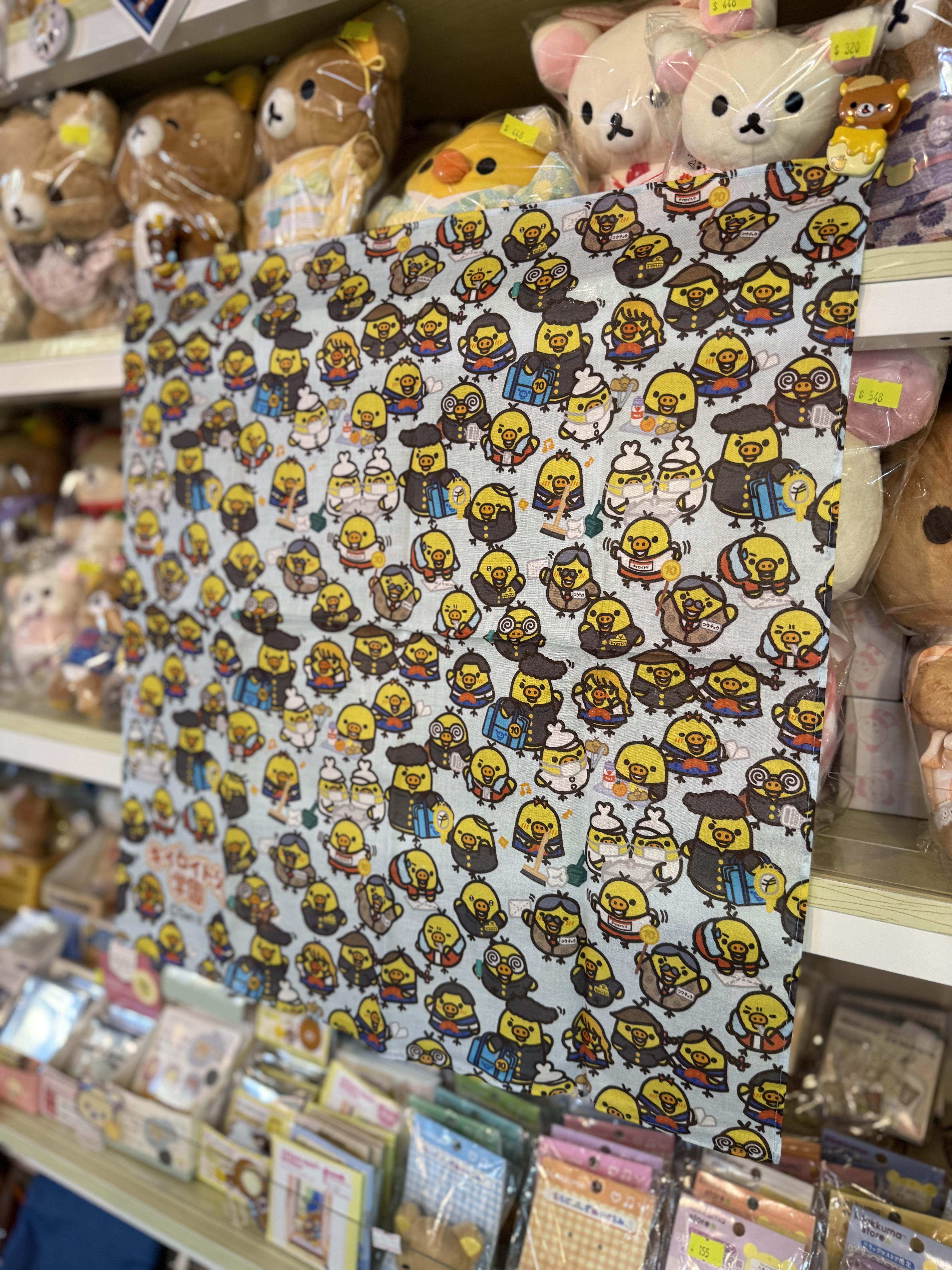 《現貨》全新日本小雞學園主題pop up店限定餐巾