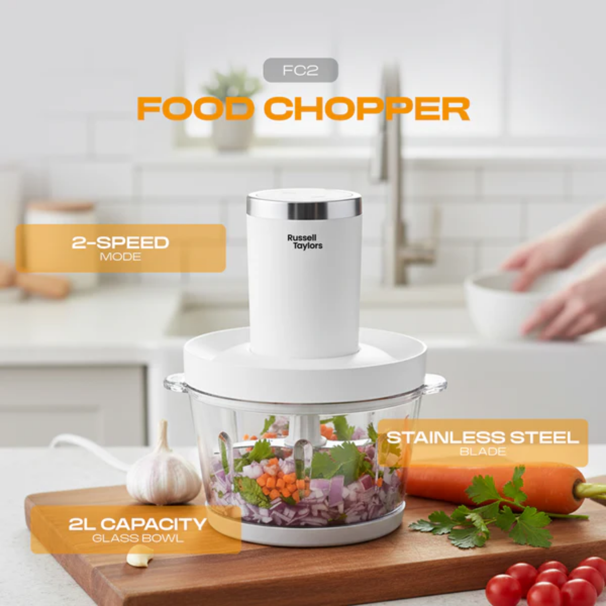 Russell Taylors Mini Food Chopper (FC2)