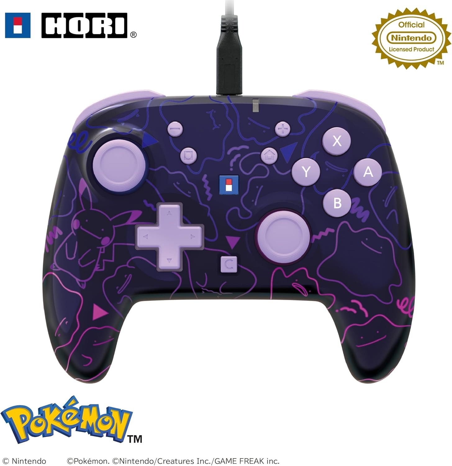 【預售 26年4月】SW2 HORI 有線控制器 TURBO 青春版 for Nintendo Switch 2 (百變怪) NSX-184A PO0505