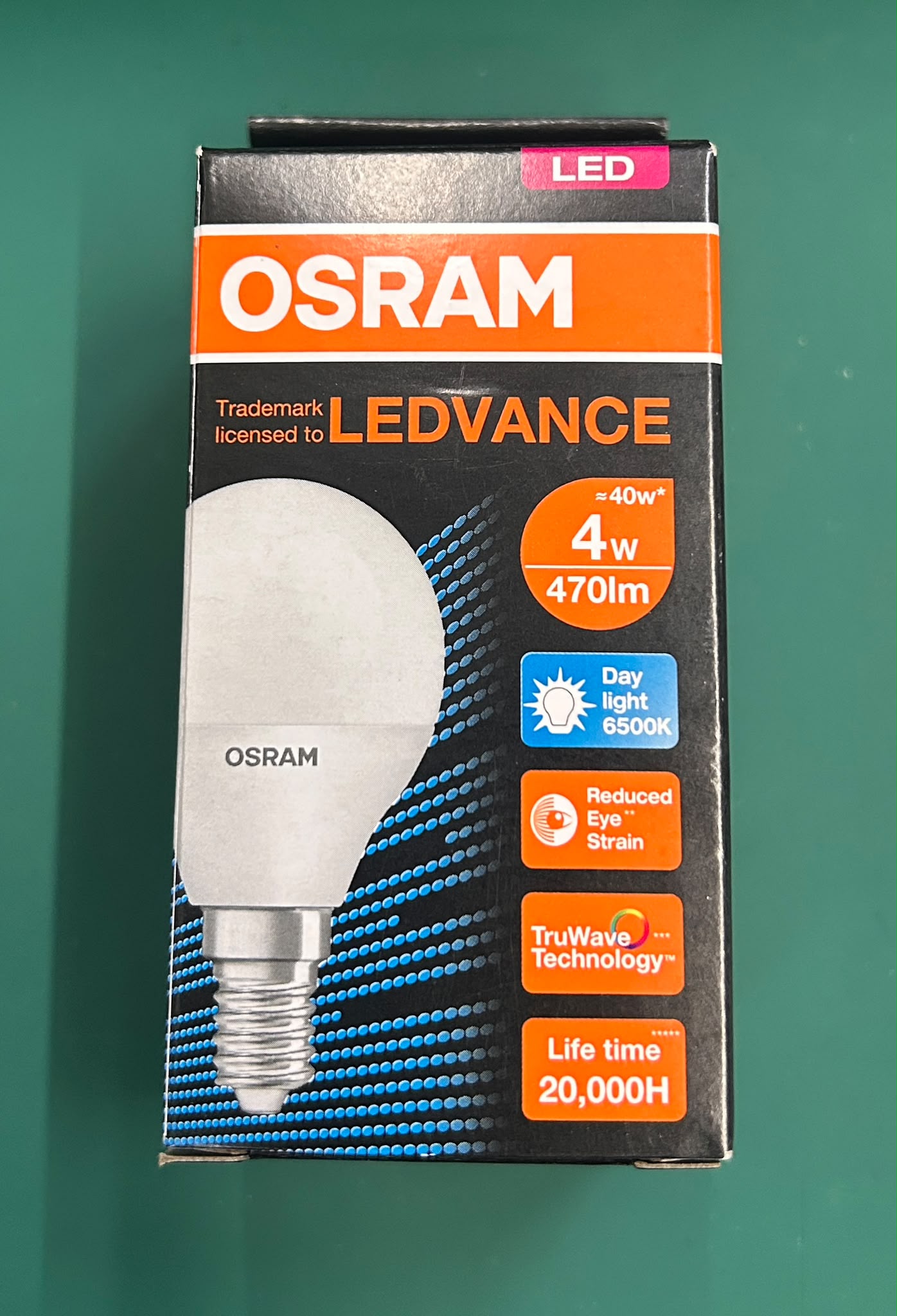 OSRAM 4W E14 DAYLIGHT 6500K VALUE CLASSIC AC72163