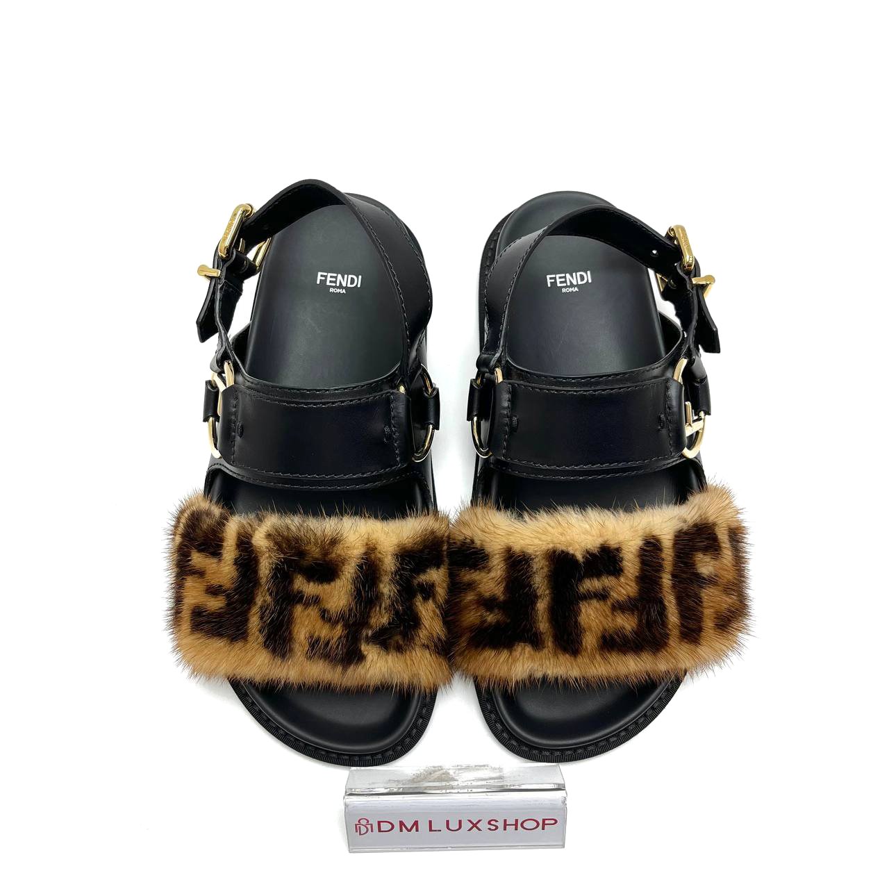 Fendi Mink Fur Sandals