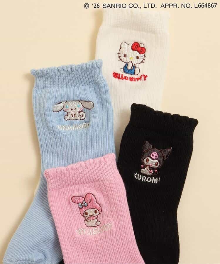 Sanrio Hello Kitty MyMelody兒童襪 4款可選