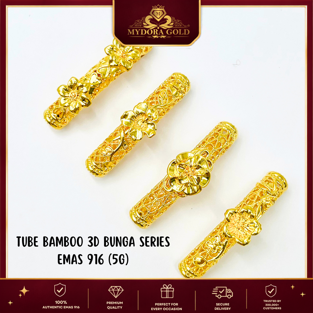 MYDORA Tube Bamboo 3D Bunga Series (5G) l EMAS 916/22K