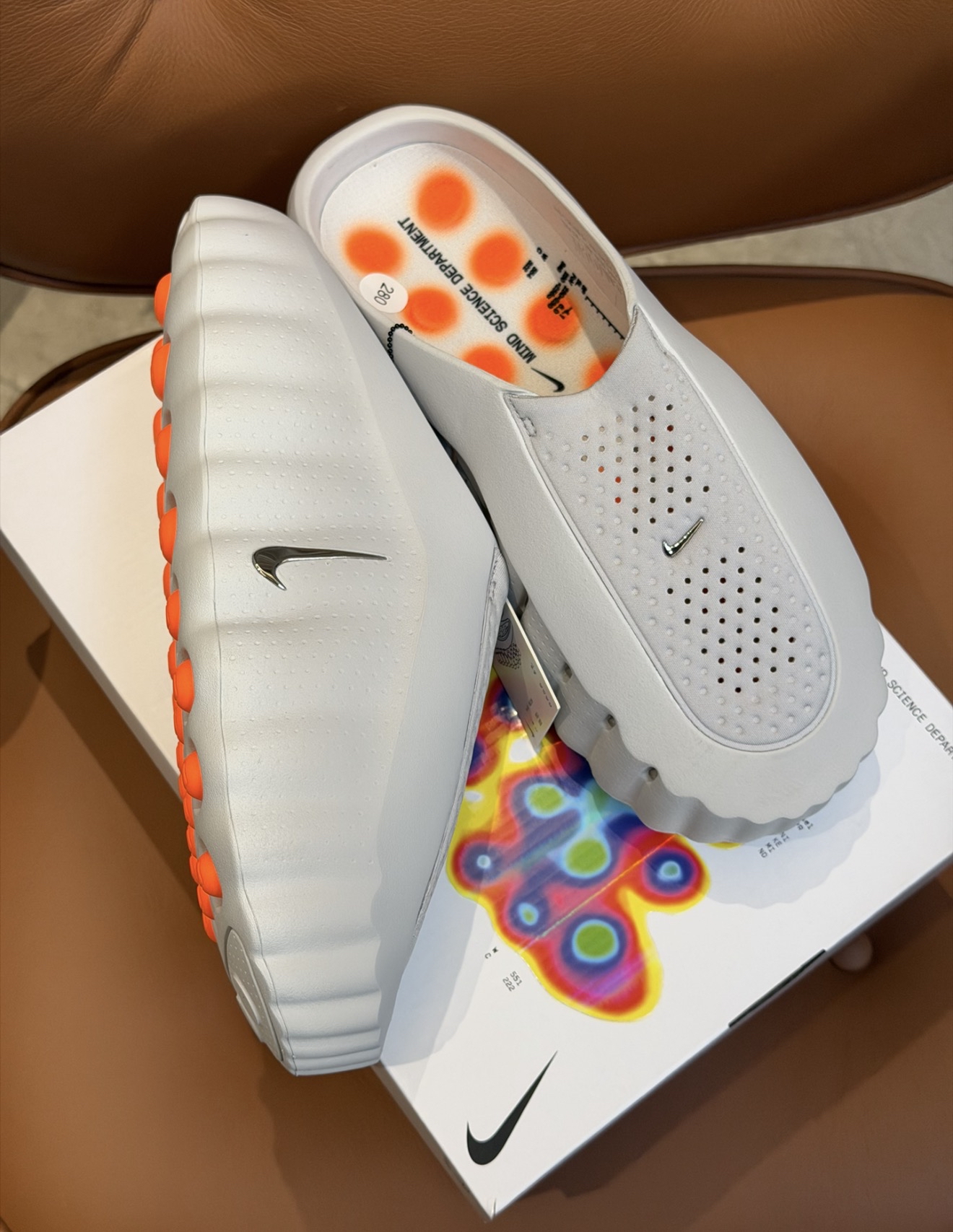 HQ4307-003 Nike Mind 001 Slide Light Smoke Grey HQ4307-003