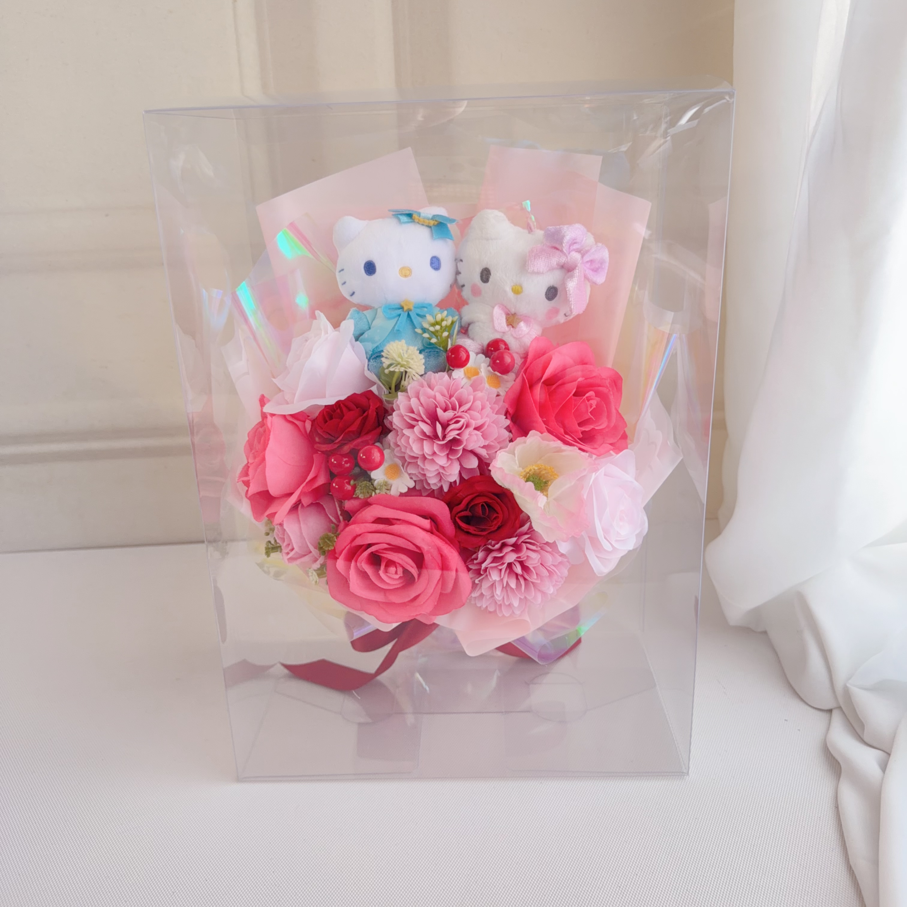 (現貨)💖 Hello Kitty 夢幻花束💖正版日本景品公仔