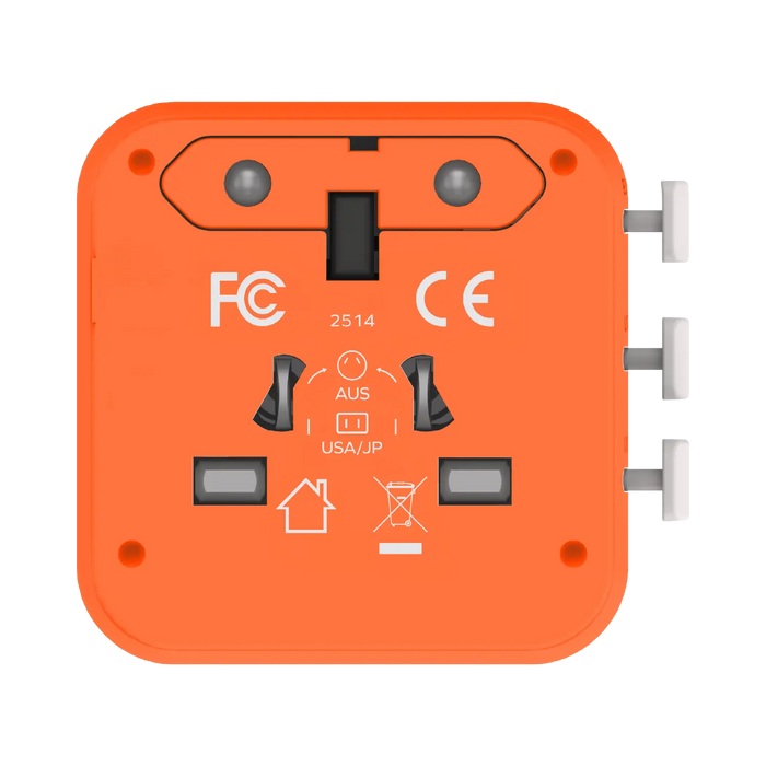 Momax 1-World² 20W 2 接口 USB 旅行充電器