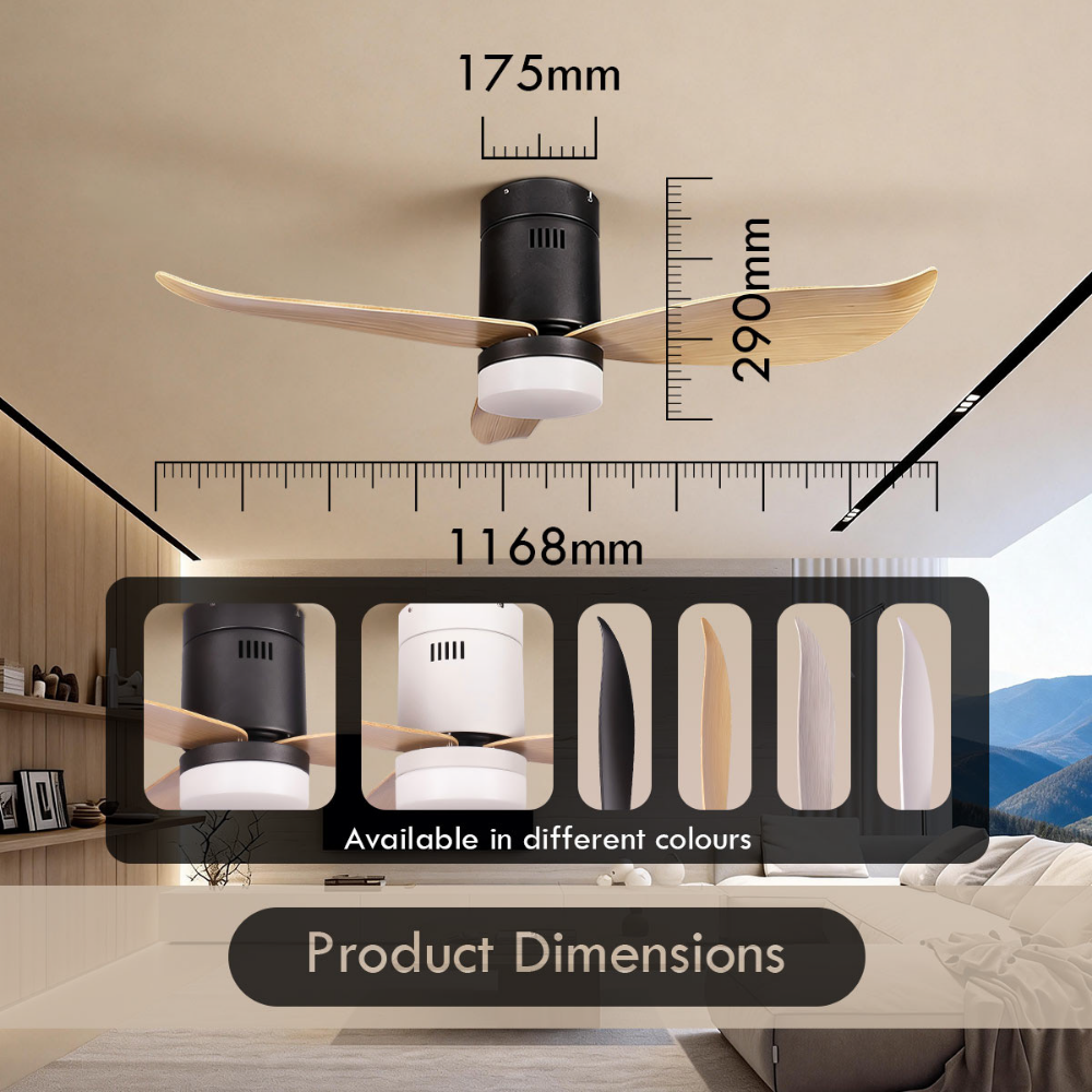 iFan 46in DC Motor Ceiling Fan 6 Speed Selection (IF8346) RU