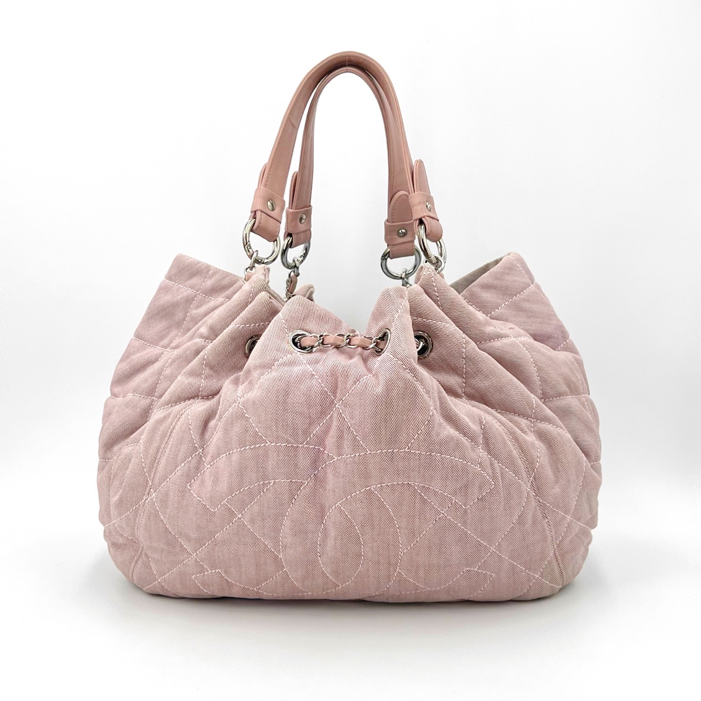 【預訂貨品】CHANEL 粉牛仔tote bag