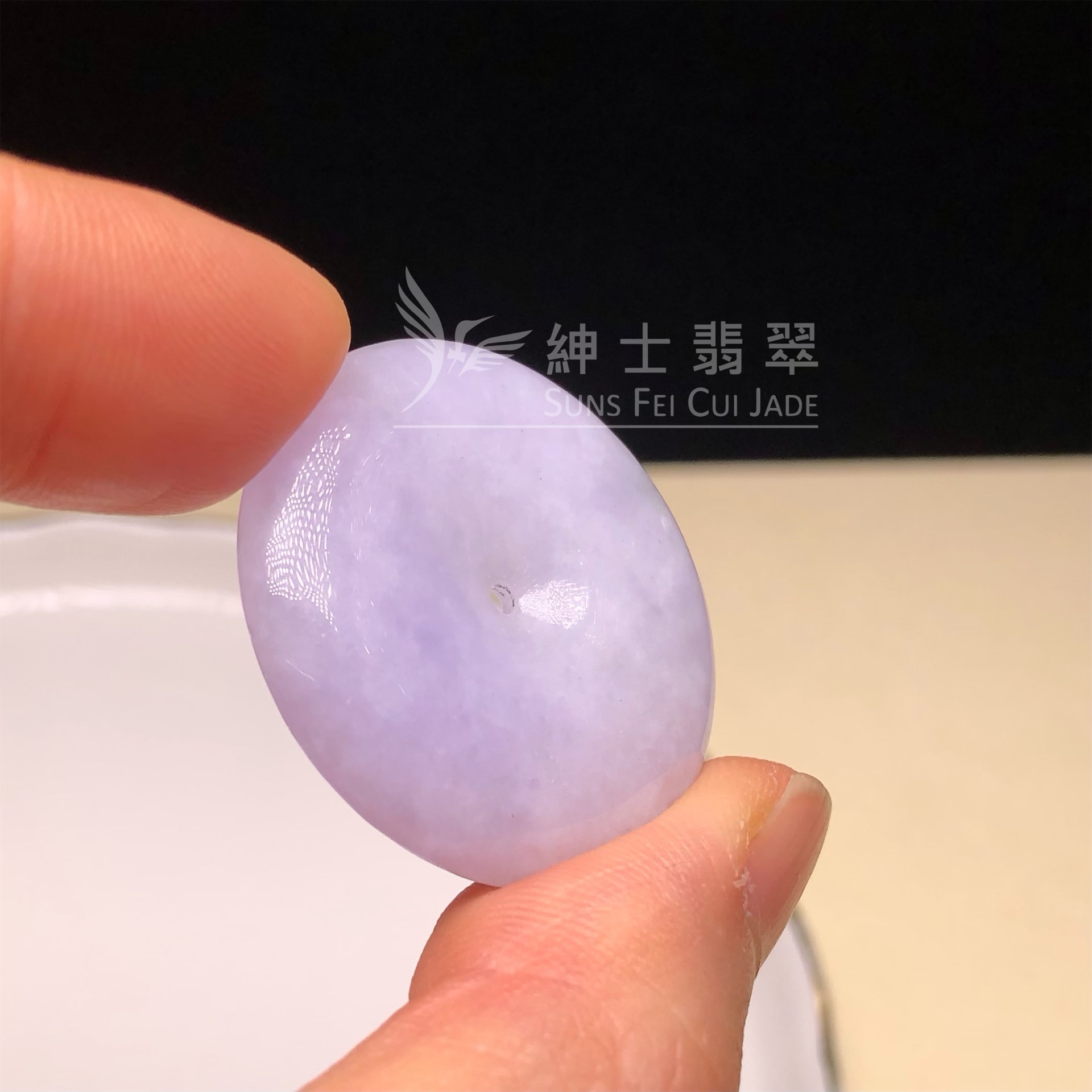 紫羅蘭平安扣 B07180