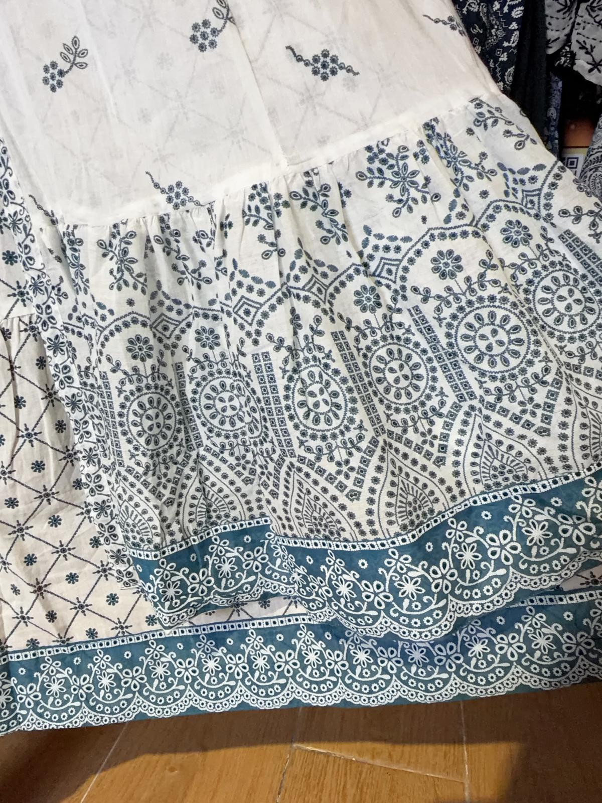 1639 Blue Edge White Cotton OP & Jacket 48"+47"