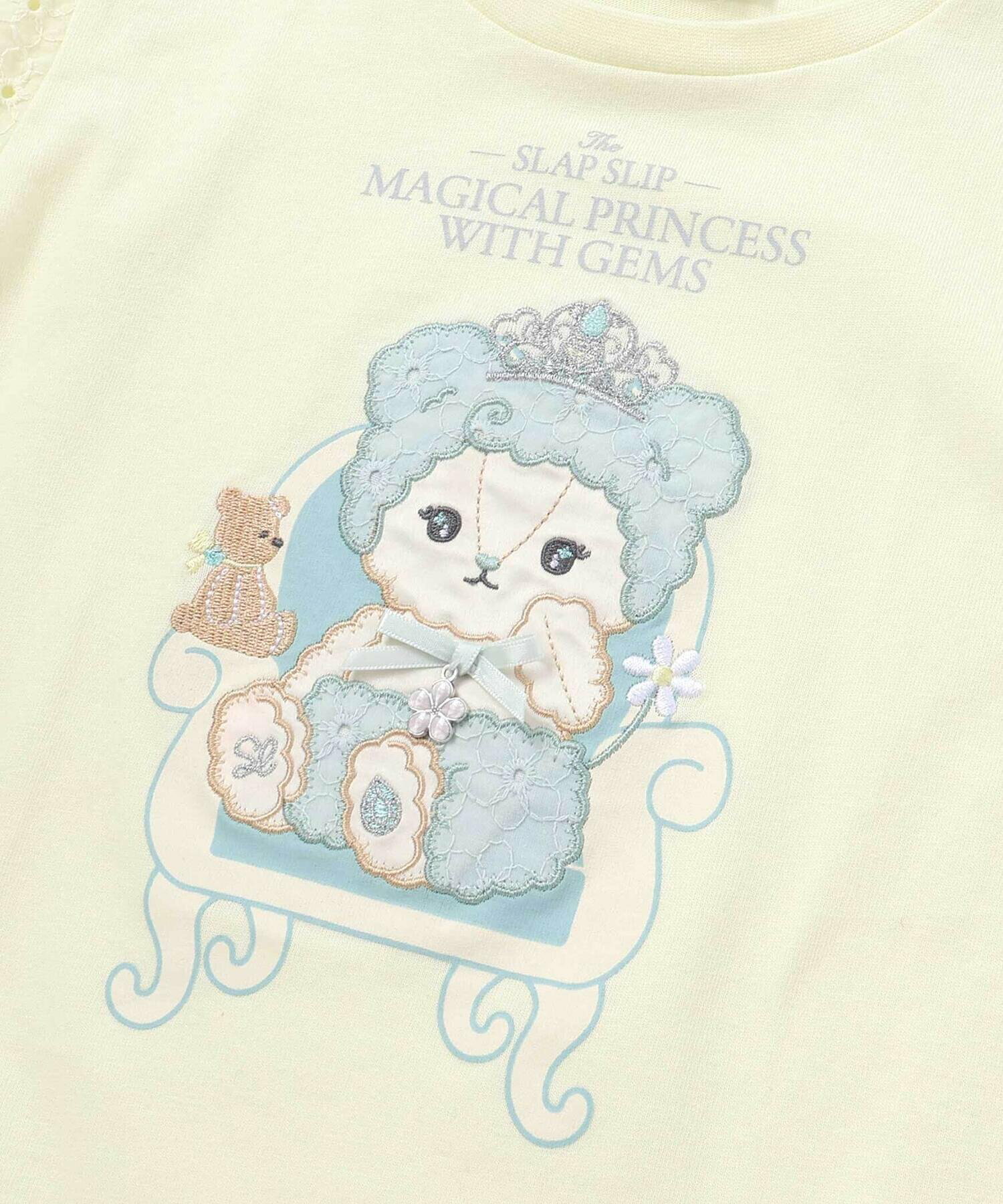 🆕【⭐訂購⭐】🇯🇵日本直送 🌀刺繡貓咪公主 蕾絲泡泡袖上衣［3款選］🌀 [ELFA-0002] [260630]