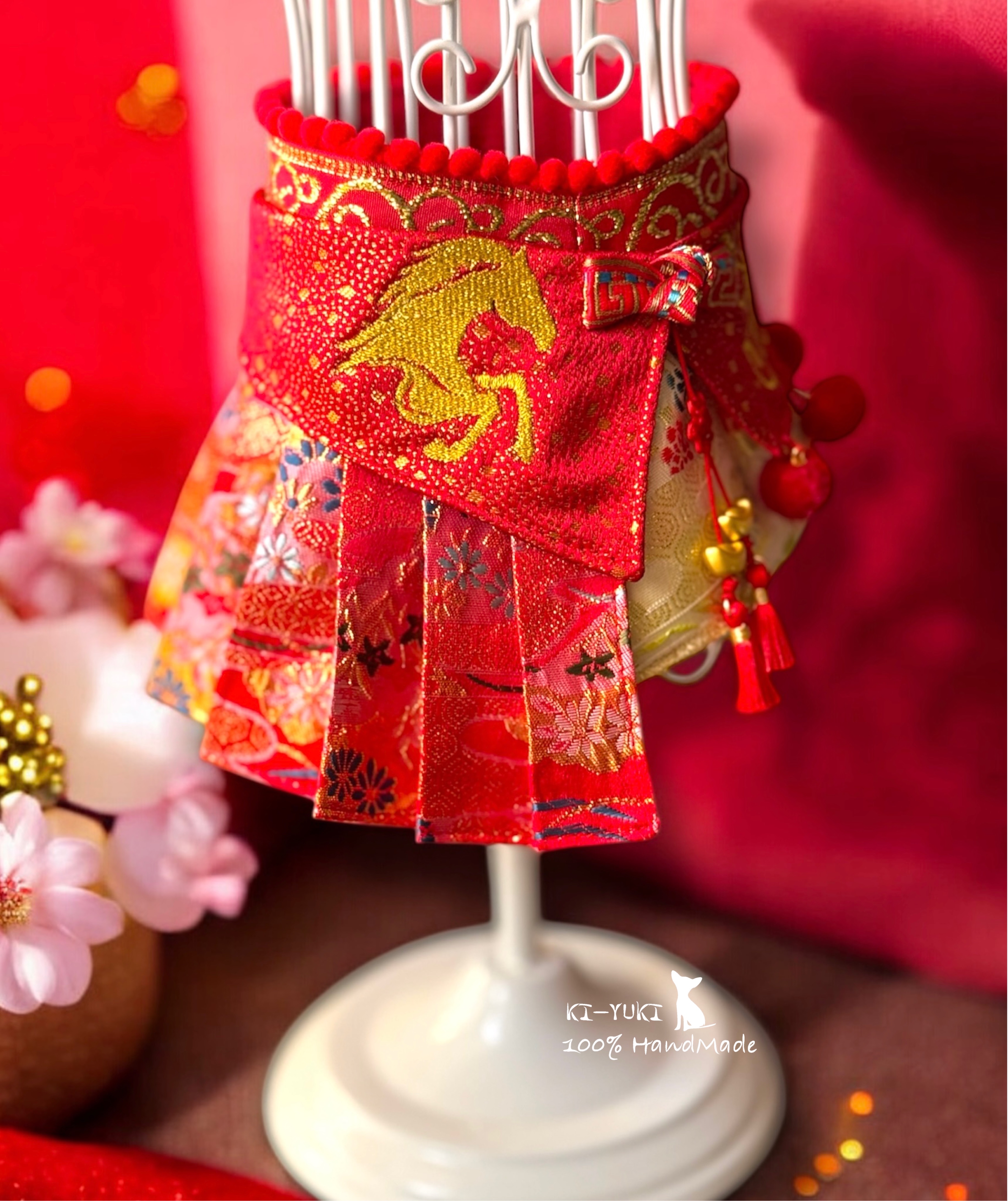 馬年賀歲新品 毛孩新春圍脖 頸飾 造型