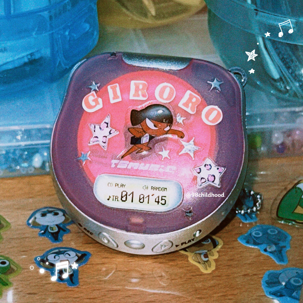 Keroro x CD player 錄音播放器扭蛋￼