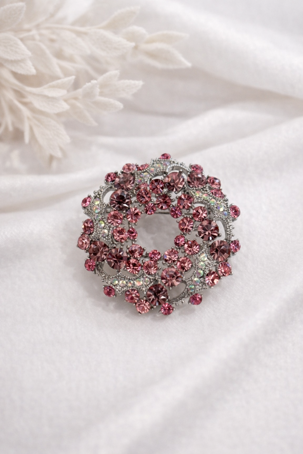 Swarovski I am a Big Circle Brooch