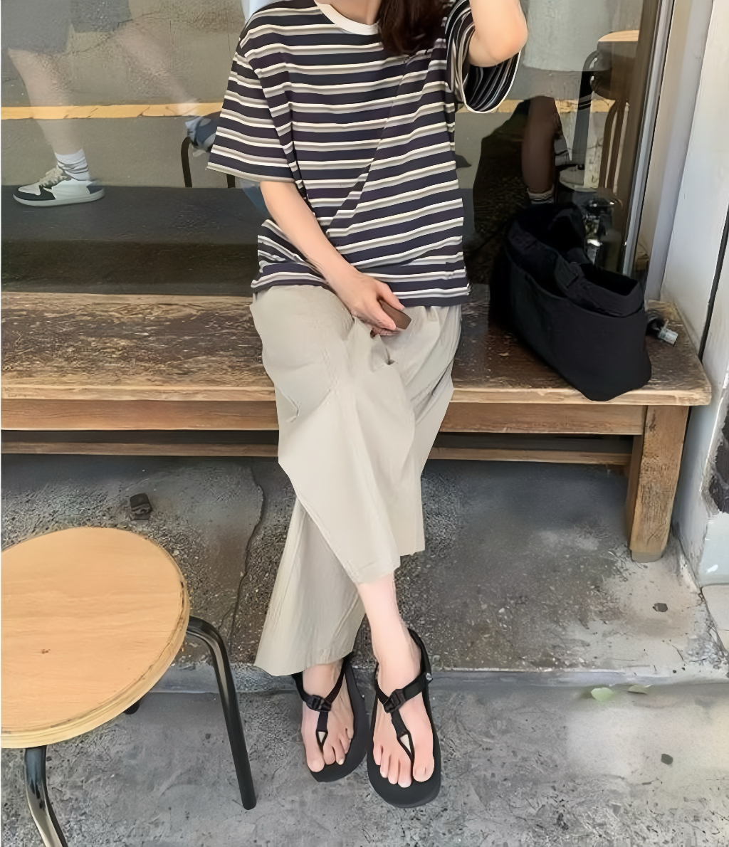 221374 前有骨闊褲